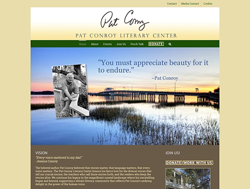 Pat Conroy Literary Center website